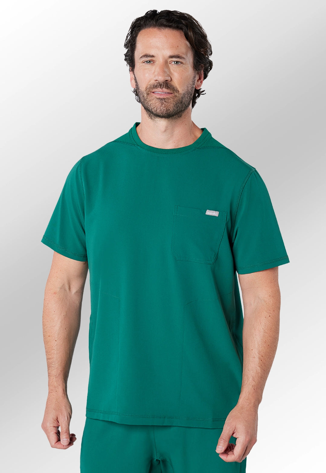 Simki Miles Men's Scrub Top - The Work Uniform Company
