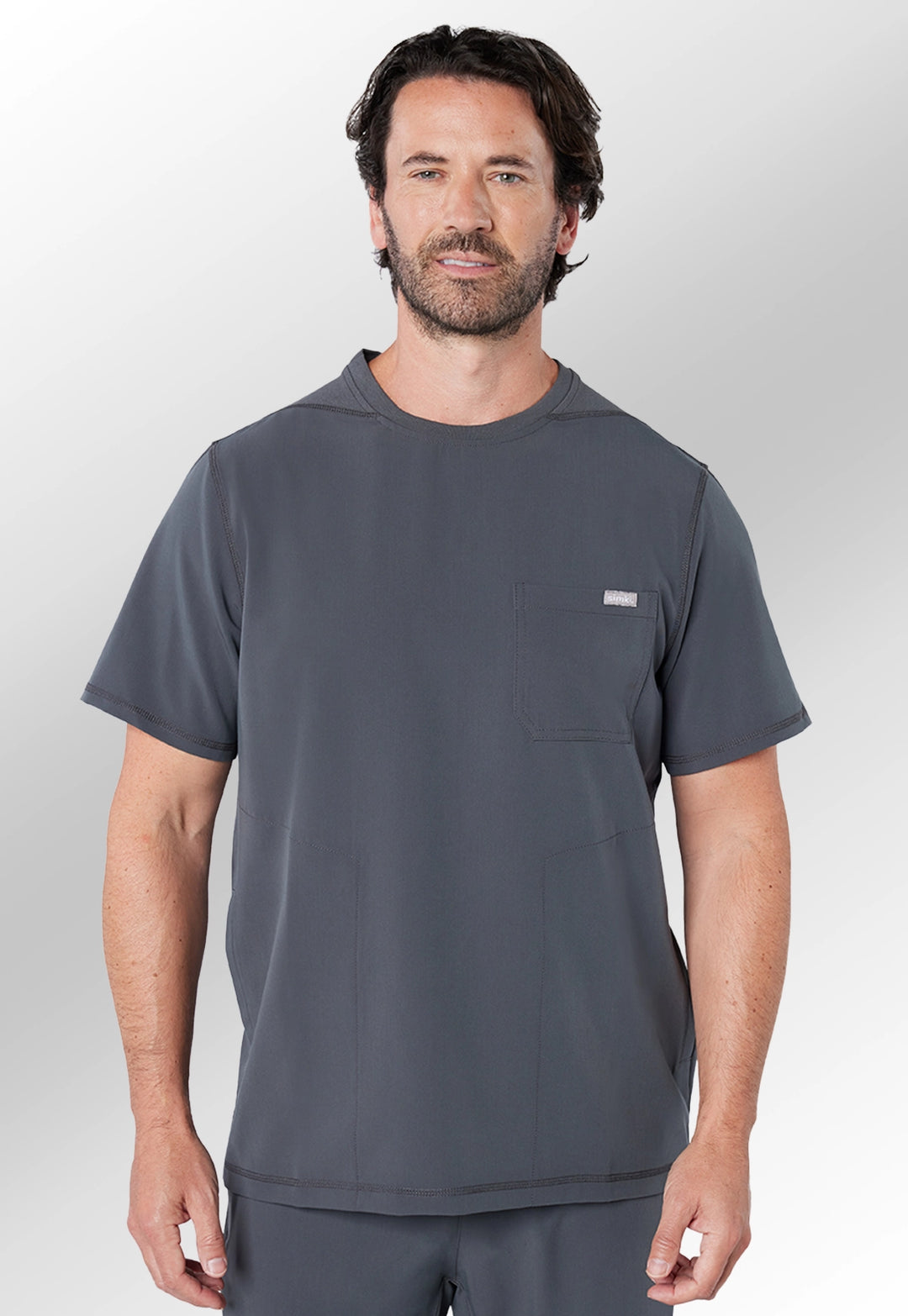 Simki Miles Men's Scrub Top - The Work Uniform Company