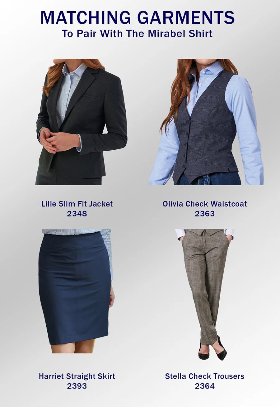 Mirabel Stretch Oxford Shirt - The Work Uniform Company