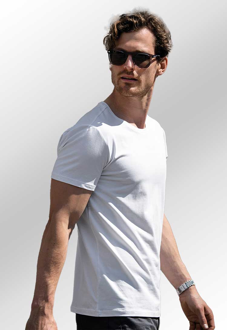 Montauk Essential Tee worn by model