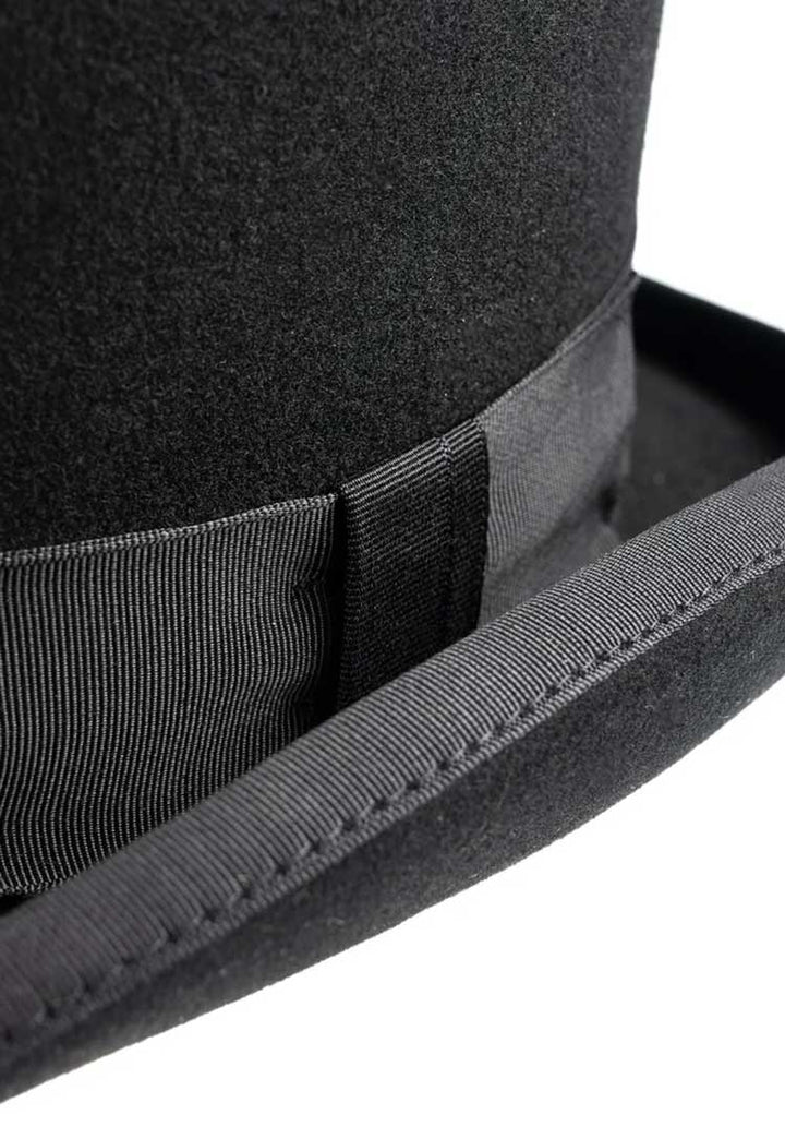 Men's Funeral Top Hat detail