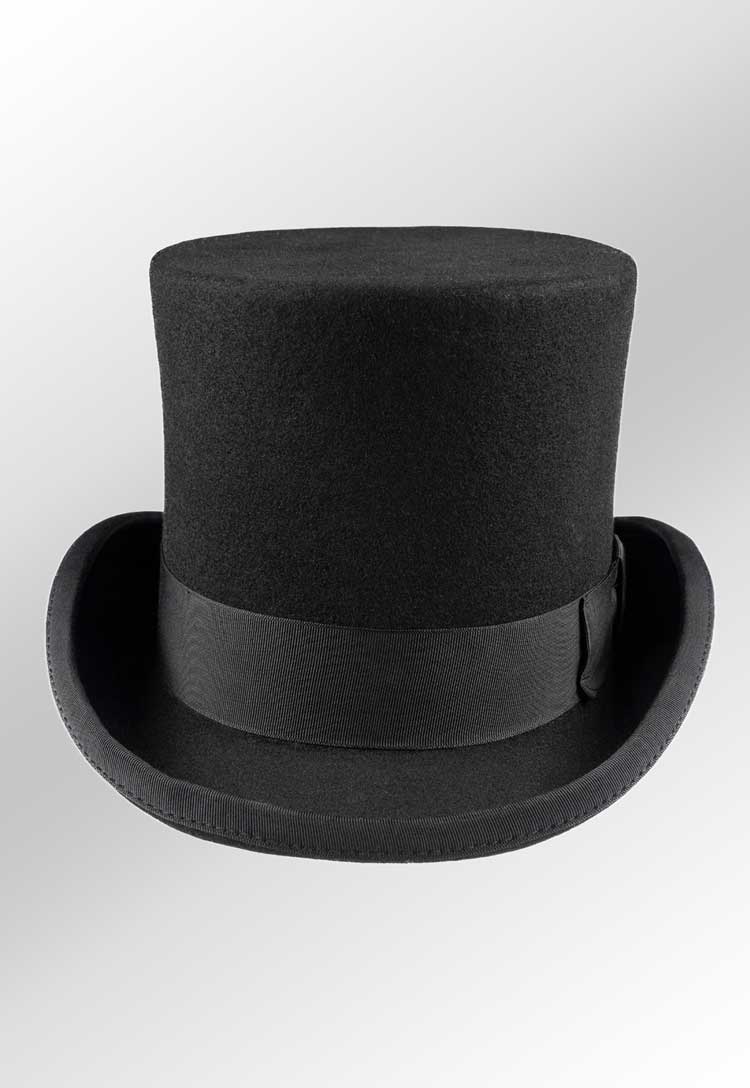 Men's Funeral Top Hat front1