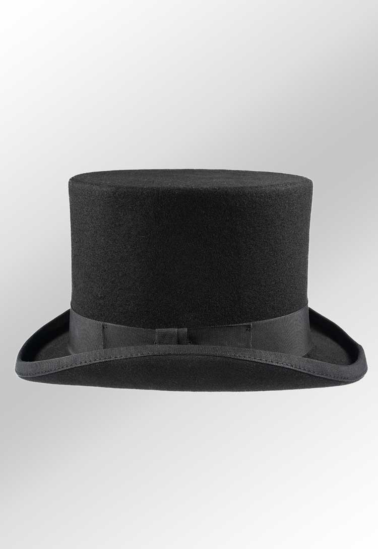 Men's Funeral Top Hat side