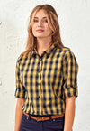 Women's Mulligan Check Cotton Long Sleeve Shirt PR350