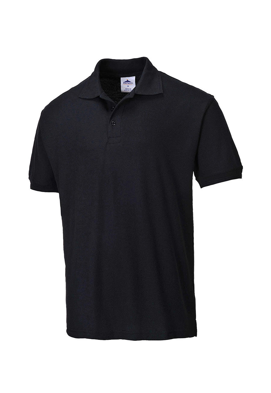 Naples Polo Shirt B210 in Black