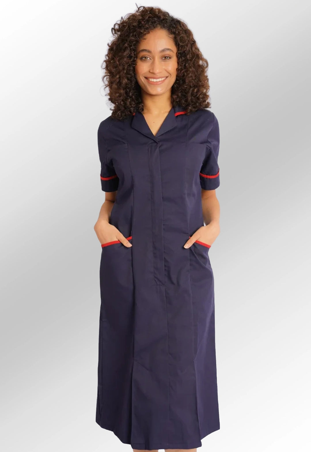 Navy Nurse Dress NCLD - The Work Uniform Company