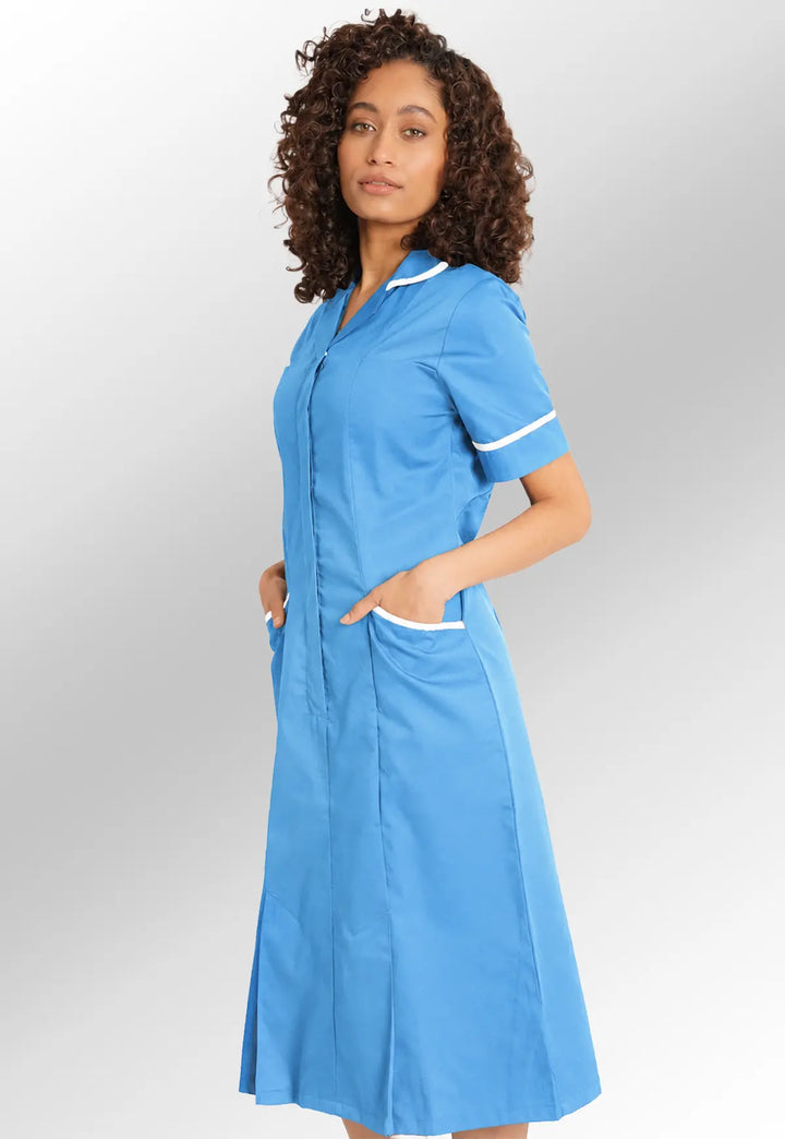 Light Blue Nurse Dress NCLD - The Work Uniform Company
