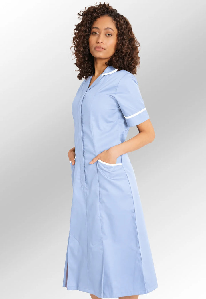 Light Blue Nurse Dress NCLD - The Work Uniform Company