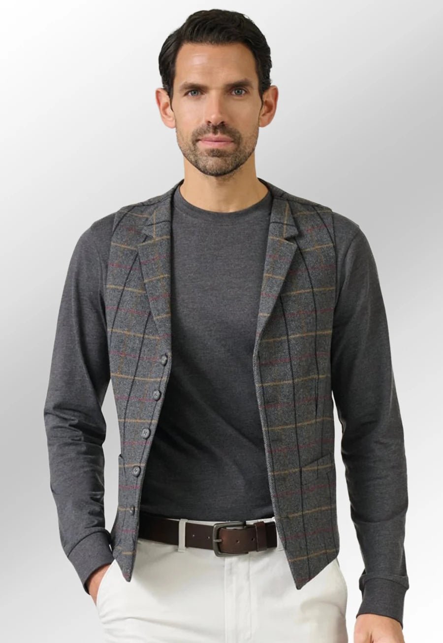 Memphis Men's Tweed Waistcoat - The Work Uniform Company