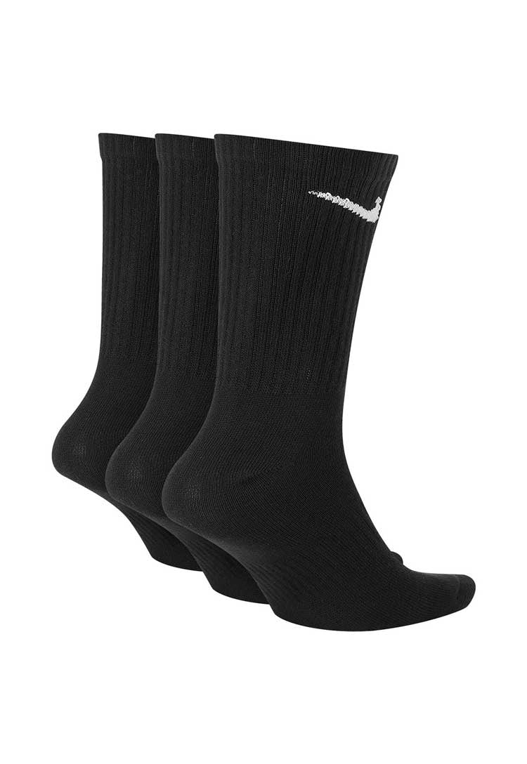 Nike Everyday Crew Socks (3 Pairs) NK359 in black 3 pack