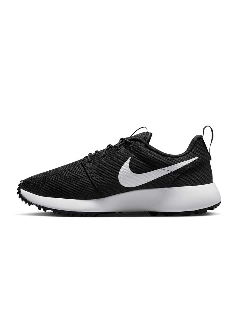 Nike Roshe Golf Trainers 2.0 NK382 in black side view