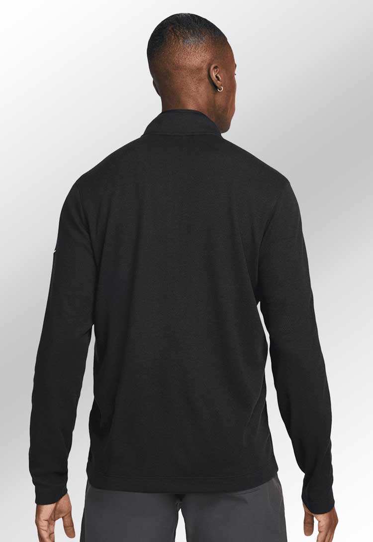 Model wearing Nike Victory Half-Zip Top NK346 back view