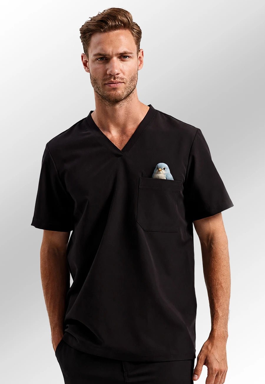 Men's Stretch Tunic for Veterinary Staff - The Work Uniform Company