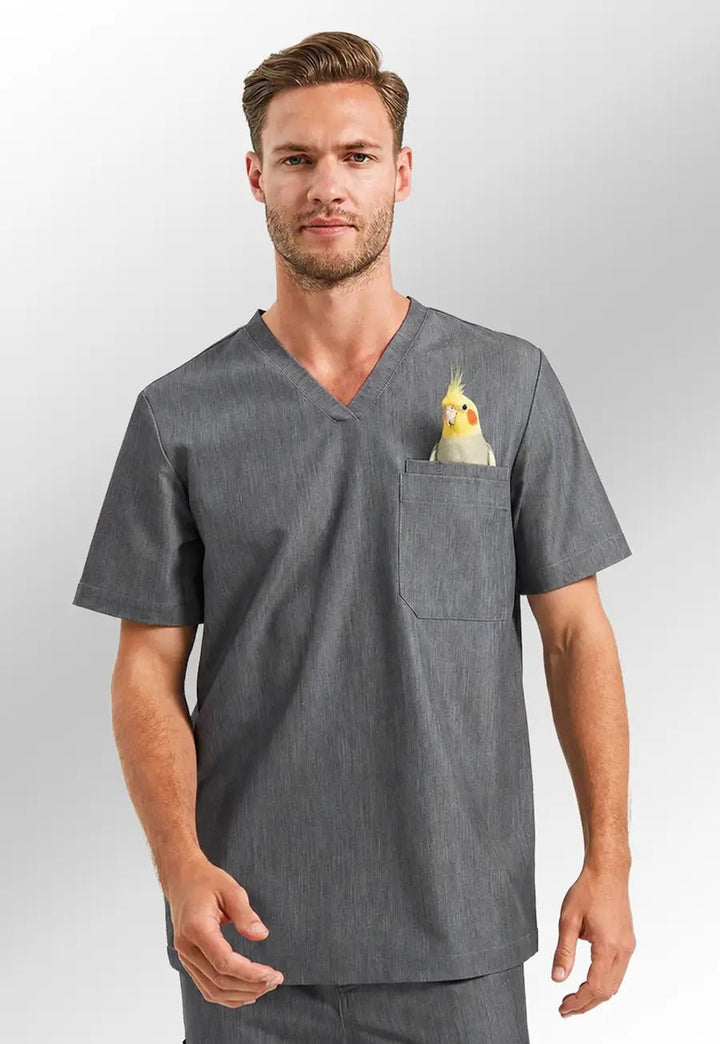 Men's Stretch Tunic for Veterinary Staff - The Work Uniform Company