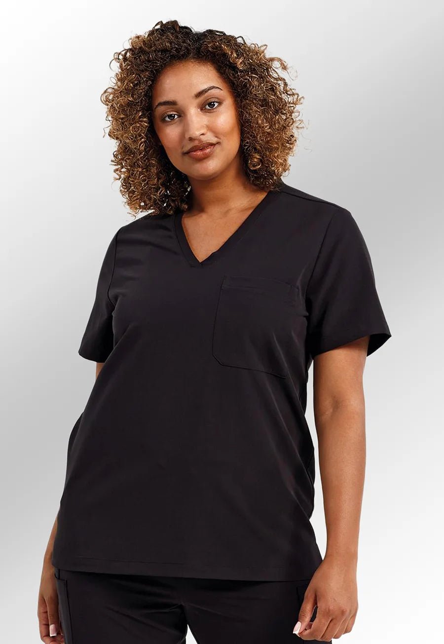 Women's Dental Stretch Tunic Top - The Work Uniform Company
