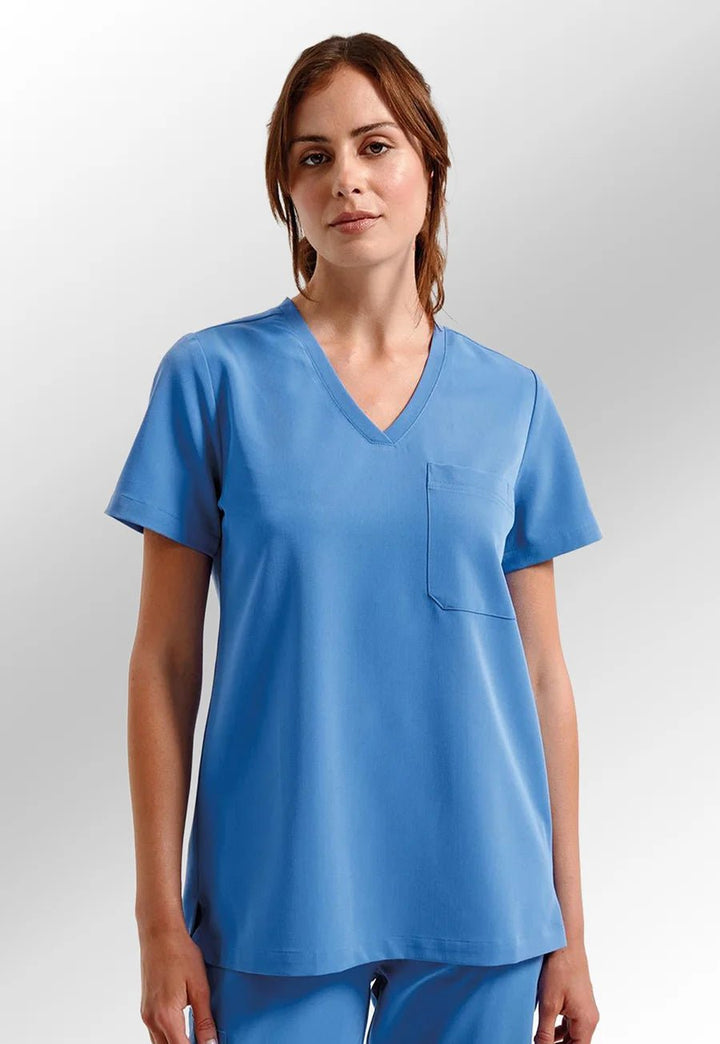 Women's Dental Stretch Tunic Top - The Work Uniform Company