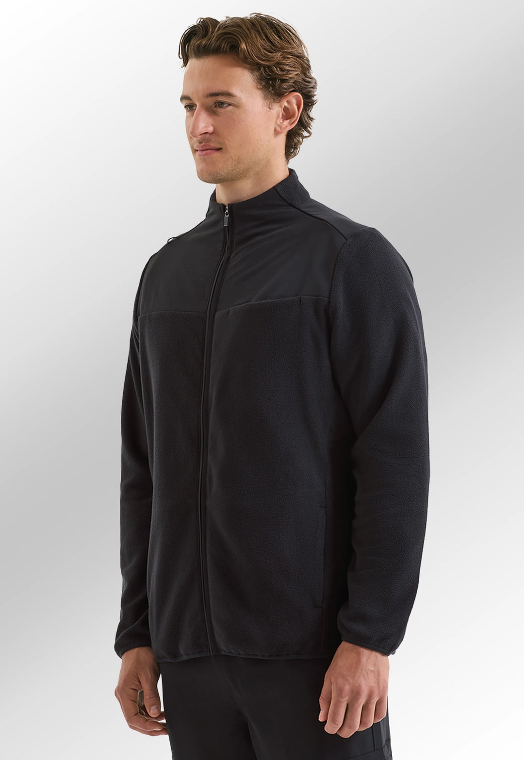 'Agility' Men's Panelled Fleece Jacket