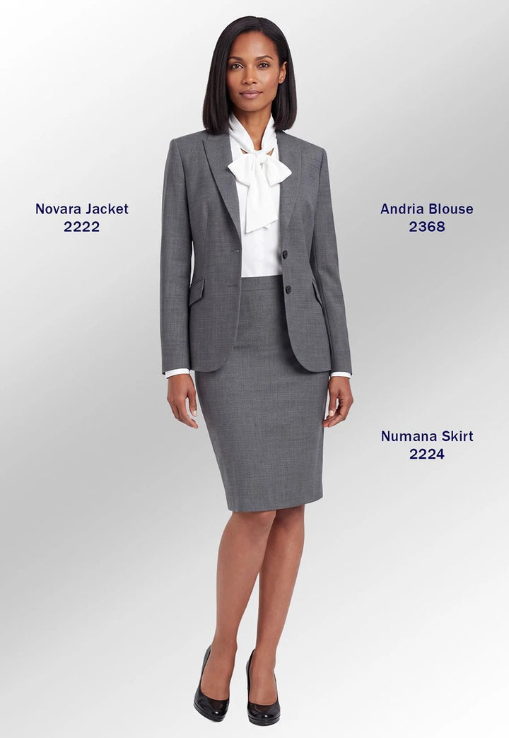 Andria Pussybow Blouse - The Work Uniform Company