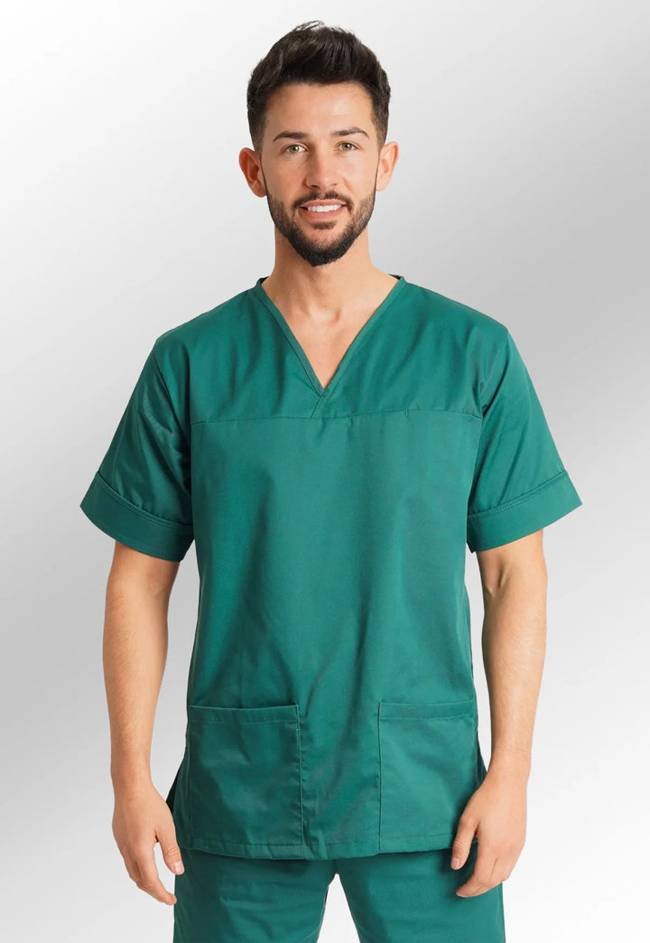 Unisex Plain Scrub Tunic NSTP - The Work Uniform Company