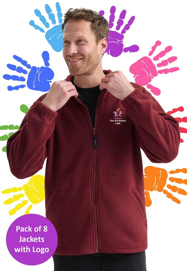 Branded Fleece Jacket Bundle for Nursery Staff (Pack of 8)