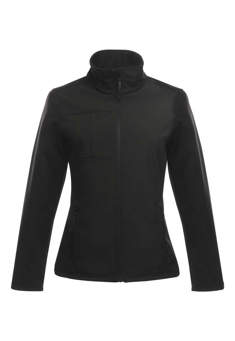 Regatta Women's Octagon II Printable 3-Layer Membrane Softshell RG195 in Black