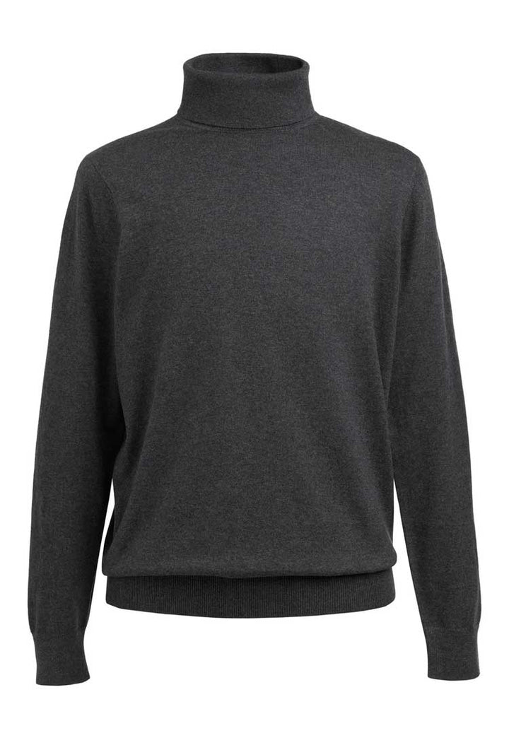 Oslo Marino Wool Rollneck Jumper 4568 charcoal