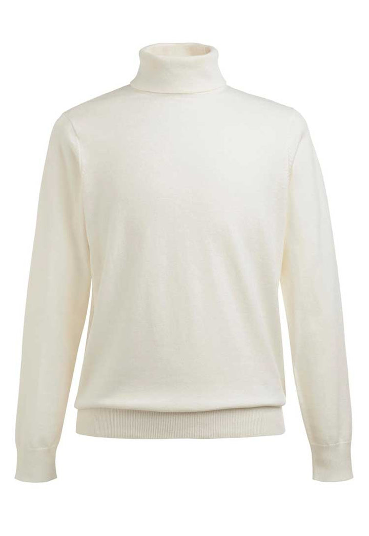 Oslo Marino Wool Rollneck Jumper 4568 cream