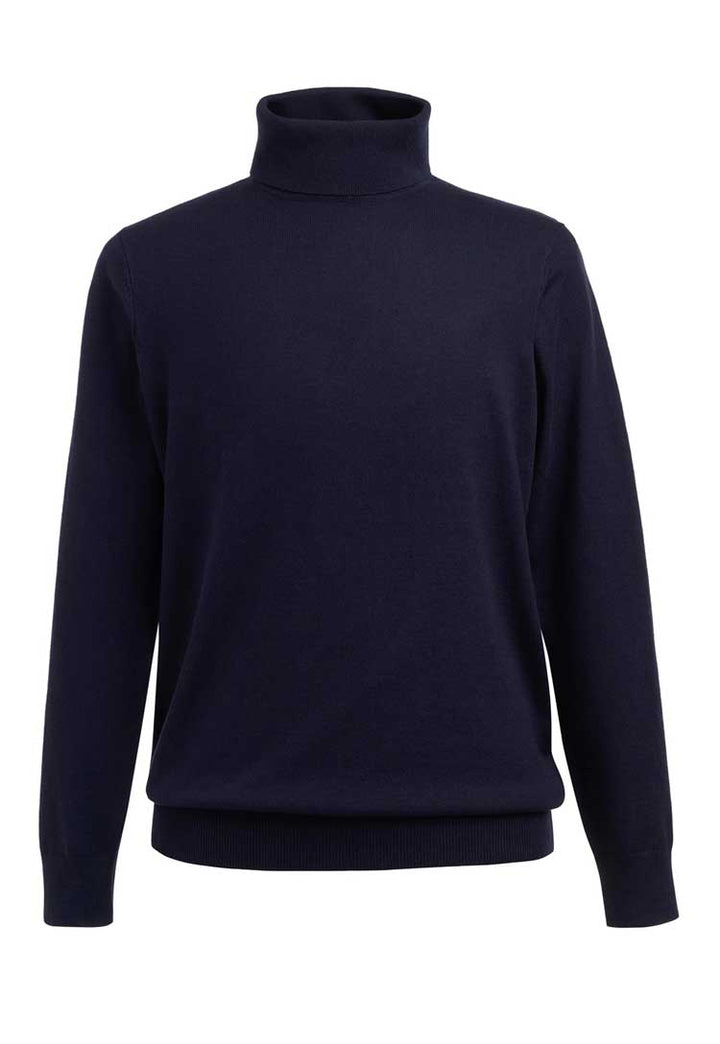 Oslo Marino Wool Rollneck Jumper 4568 navy