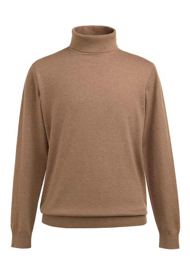 Oslo Marino Wool Rollneck Jumper 4568 oatmeal