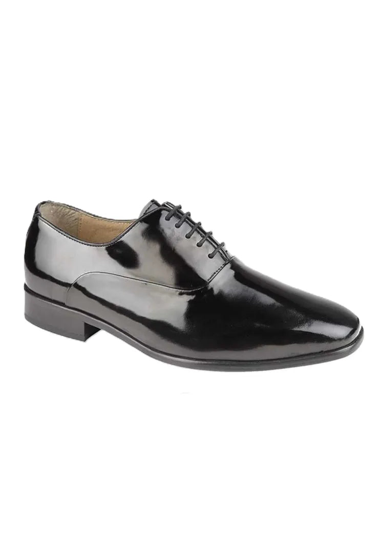 Black Patent Coated Leather M673AP
