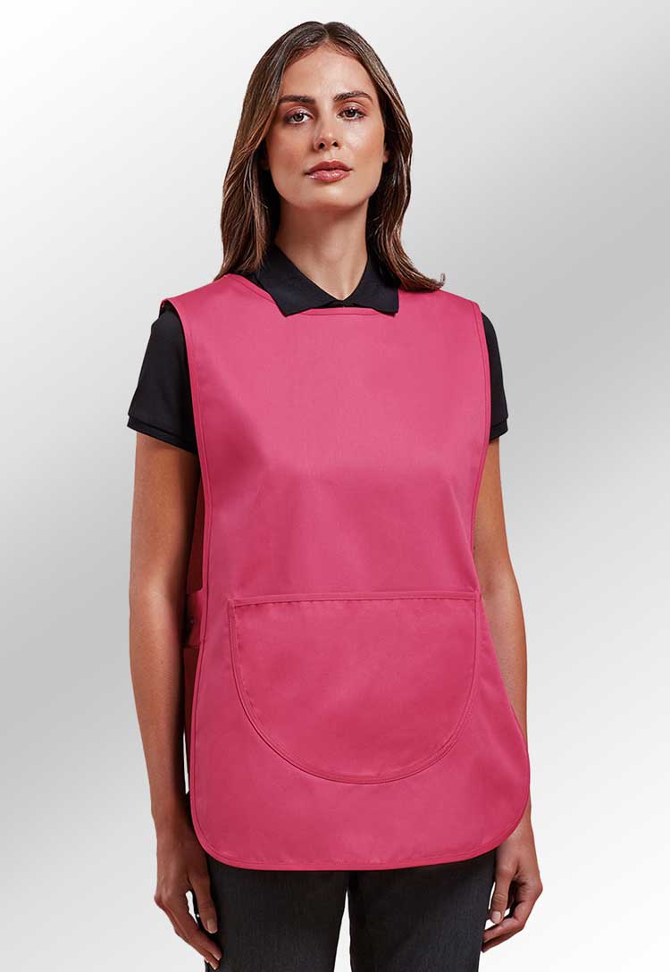 Model Wearing Pocket Tabard PR171 in Fuchsia 