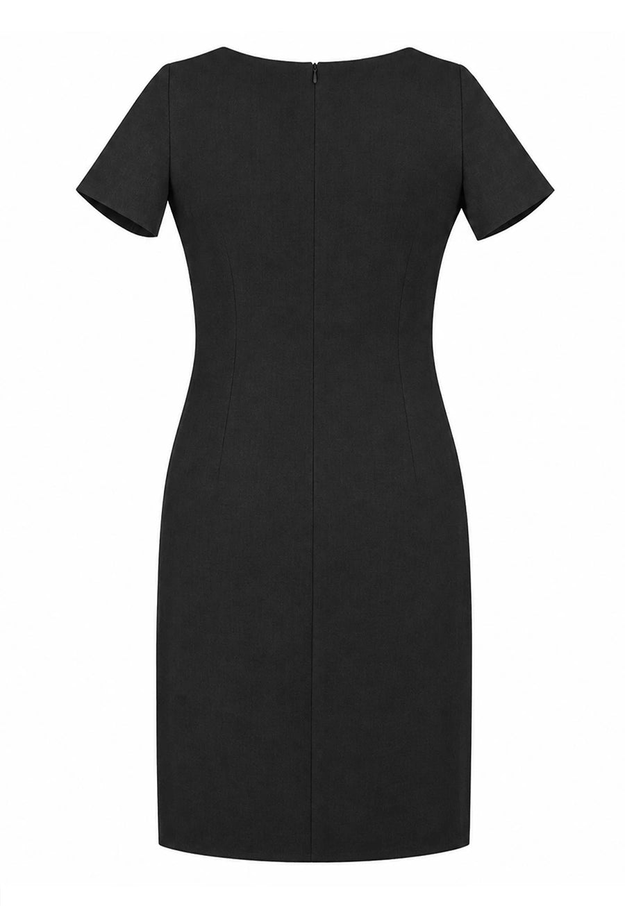 Rear view of the Brook Taverner Portia Dress.