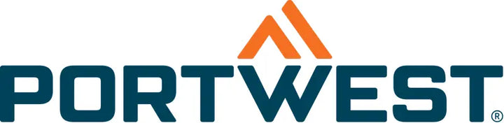 Portwest logo with blue and orange design