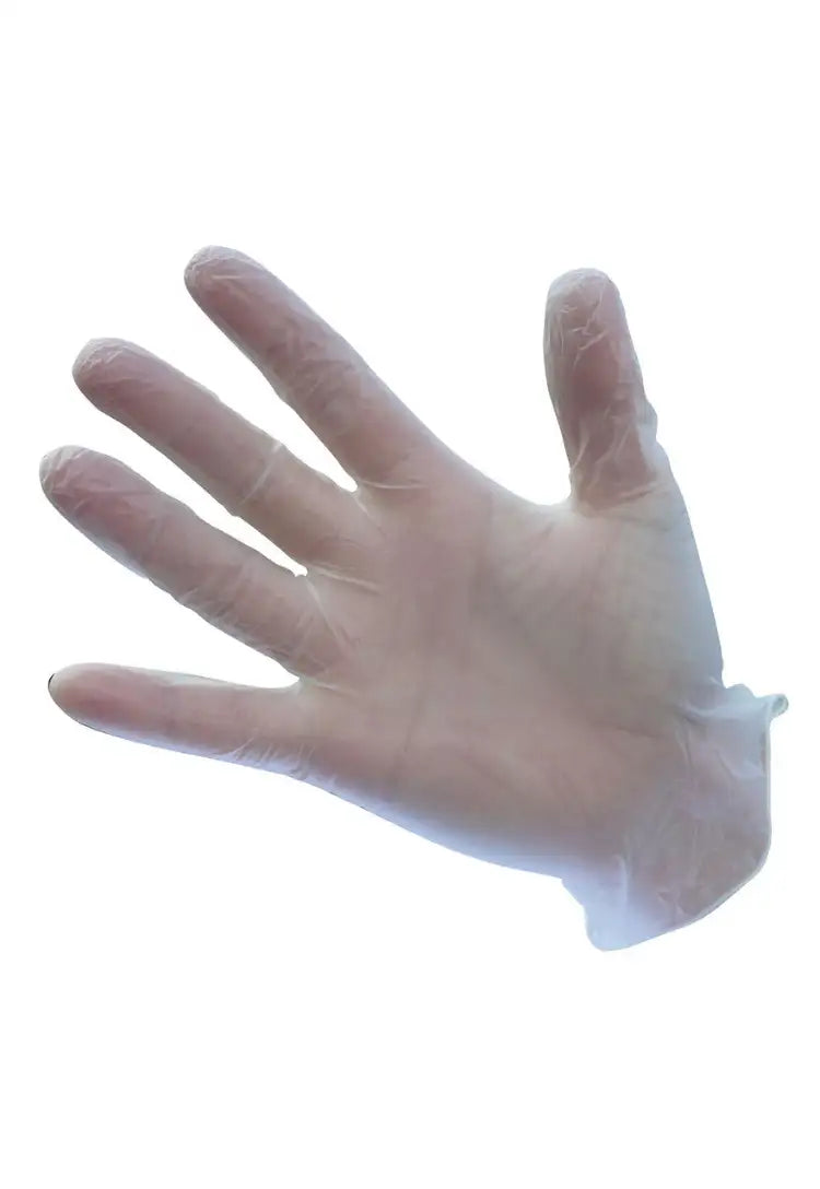 Powdered Vinyl Disposable Glove A900 in Clear (Box of 100)
