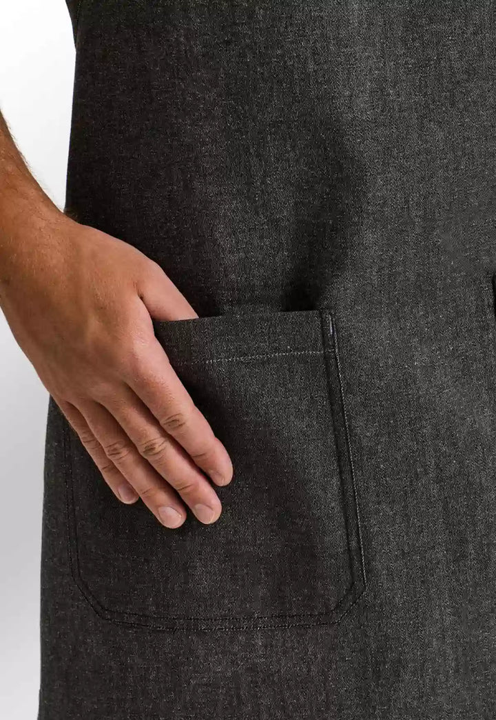 Organic Fairtrade Certified Cotton Denim Apron - The Work Uniform Company