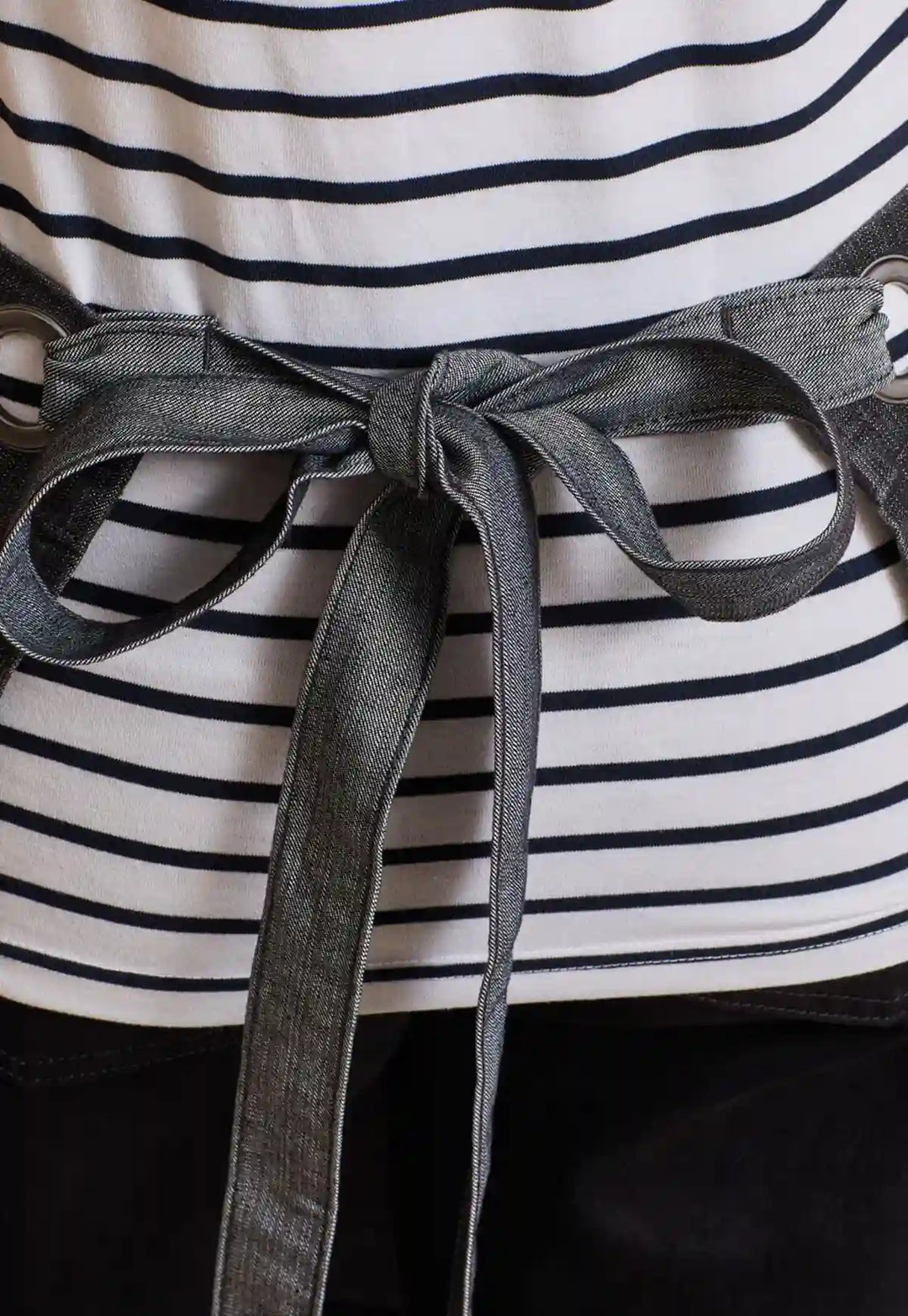 Contrast Denim Waist Apron - The Work Uniform Company