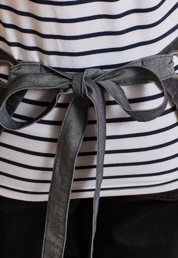 Contrast Denim Waist Apron - The Work Uniform Company