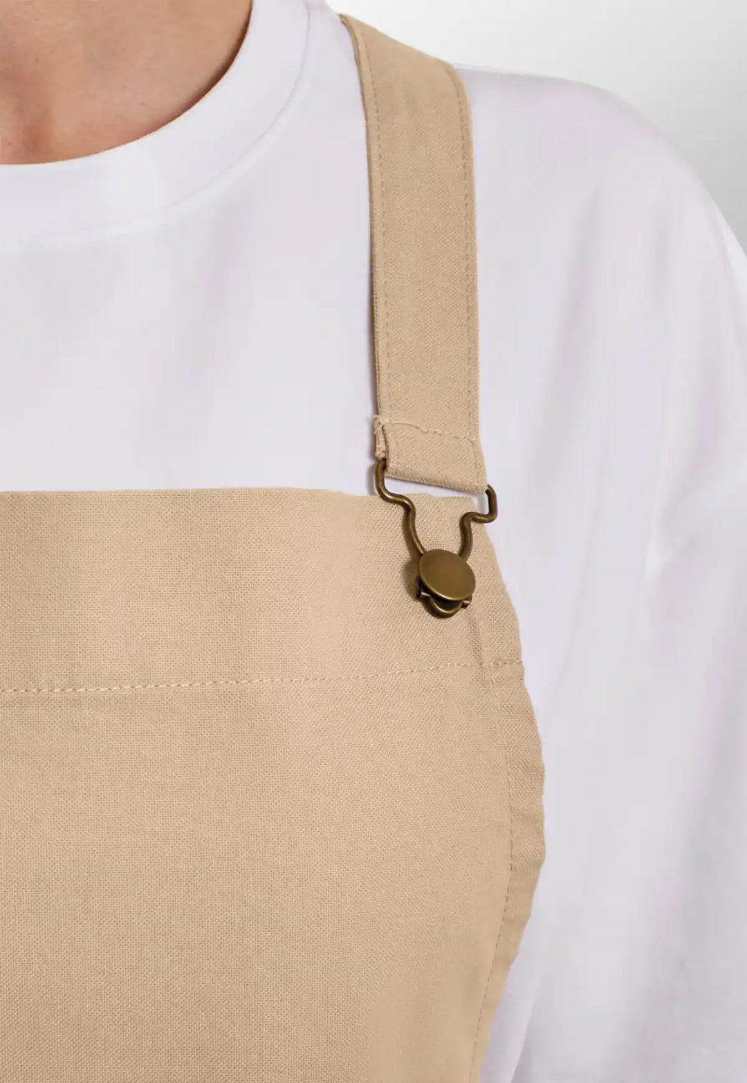 Cross Back 'Barista' Bib Apron - The Work Uniform Company