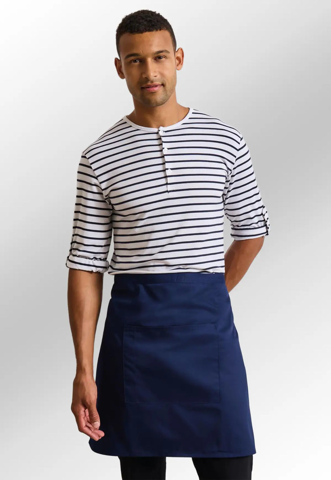 Colours Mid - Length Pocket Apron - The Work Uniform Company