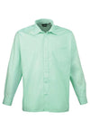 Men's Vibrant Long Sleeve Poplin Shirt PR200