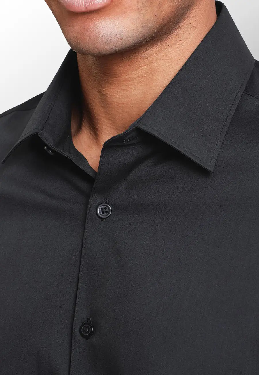 Men's Long Sleeve 'Recyclight' Poplin Shirt - The Work Uniform Company