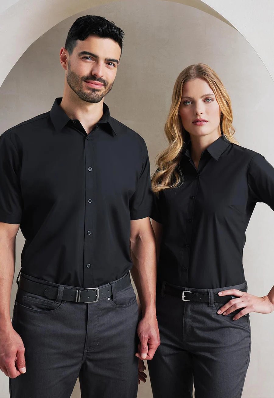 Men's Supreme Poplin Short Sleeve Shirt - The Work Uniform Company