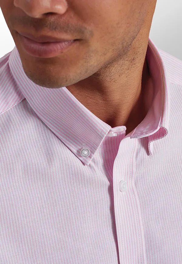 Cotton-Rich Oxford Striped Shirt - The Work Uniform Company