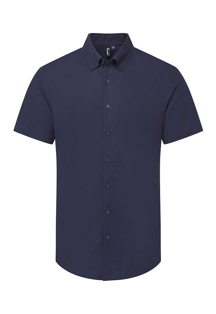 A PR286 ‘Supreme’ Oxford short sleeve shirt in Navy