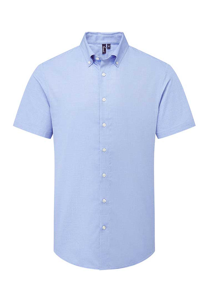 A PR286 ‘Supreme’ Oxford short sleeve shirt in Oxford Blue