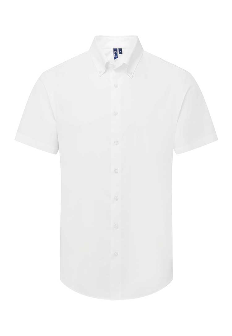 A PR286 ‘Supreme’ Oxford short sleeve shirt in White