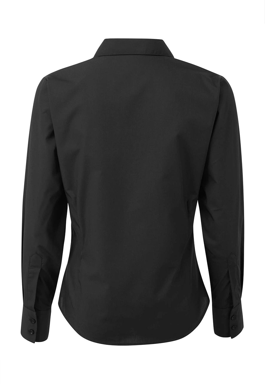 Women's Poplin Blouse PR300 - Bundle of 8 with Free Logos - The Work Uniform Company