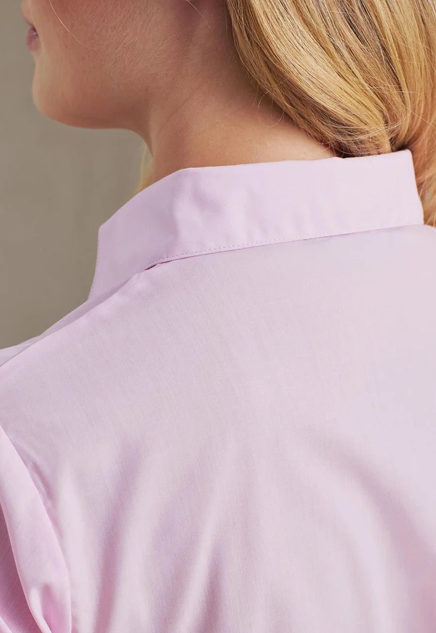 Women's Vibrant Long Sleeve Poplin Blouse - The Work Uniform Company