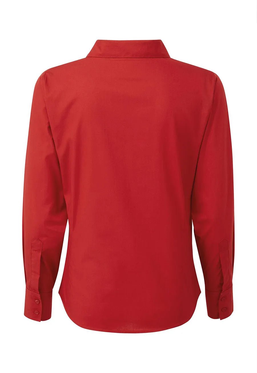 Women's Poplin Blouse PR300 - Bundle of 8 with Free Logos - The Work Uniform Company