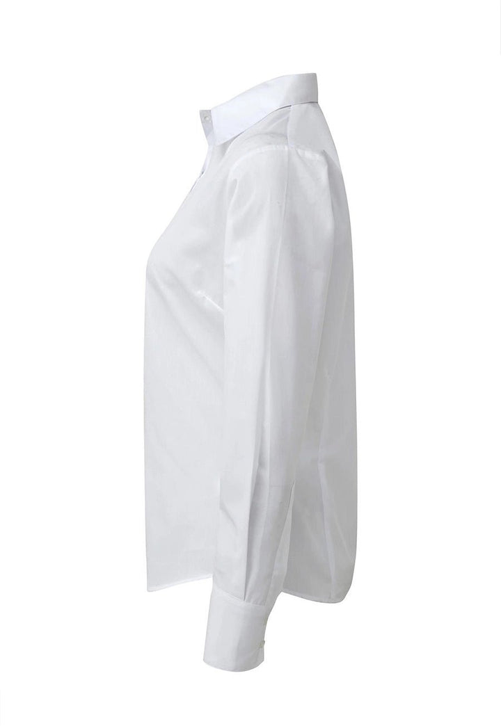 Women's Cool Long Sleeve Poplin Blouse - The Work Uniform Company